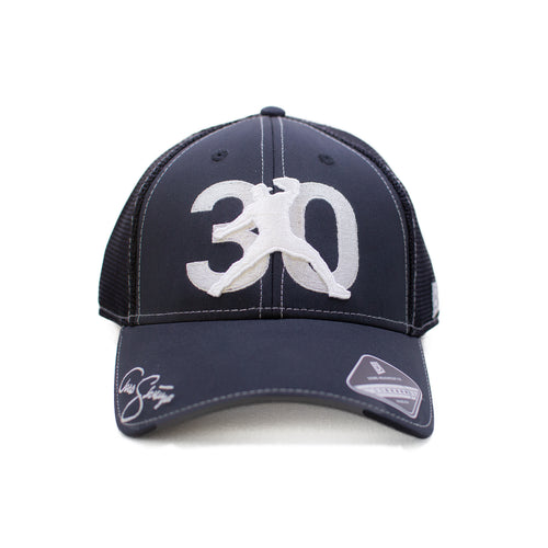 30 Logo Baseball Hat - Black / White