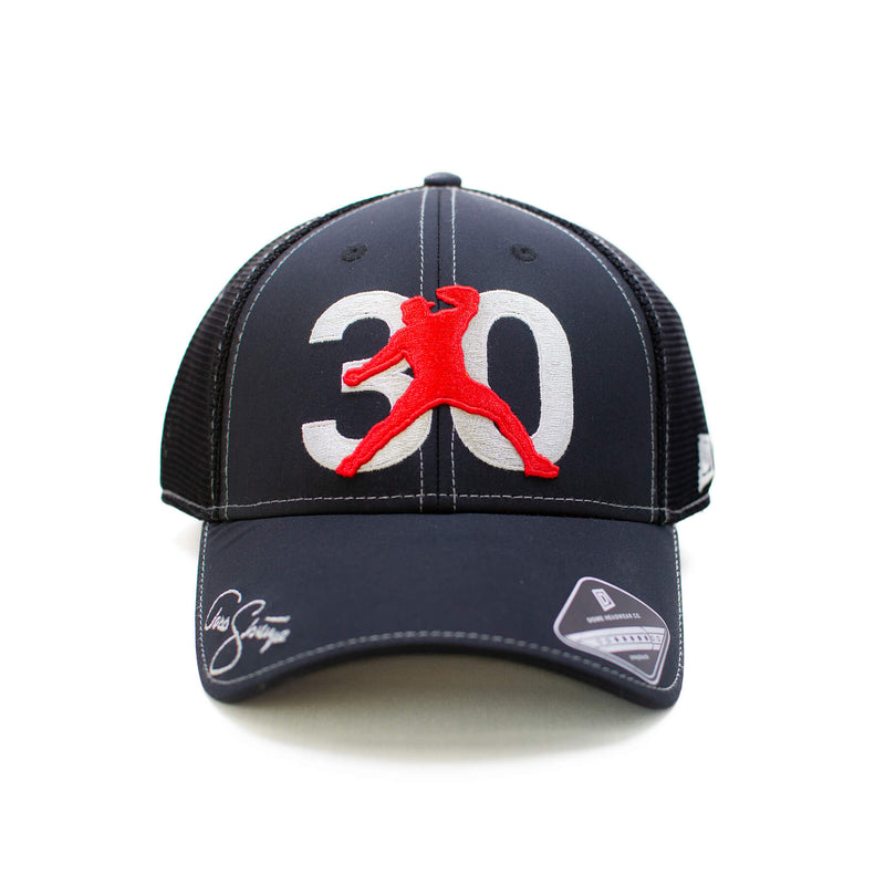30 Logo Baseball Hat - Black / Red – Stottlemyre