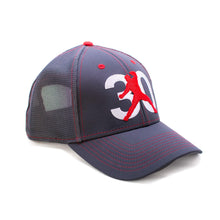 30 Logo Baseball Hat - Gray / Red