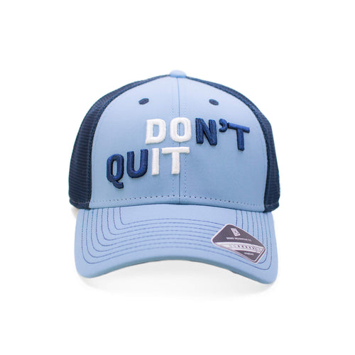 Don't Quit Baseball Hat - Blue